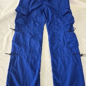 Women's Blue Cargo Pants